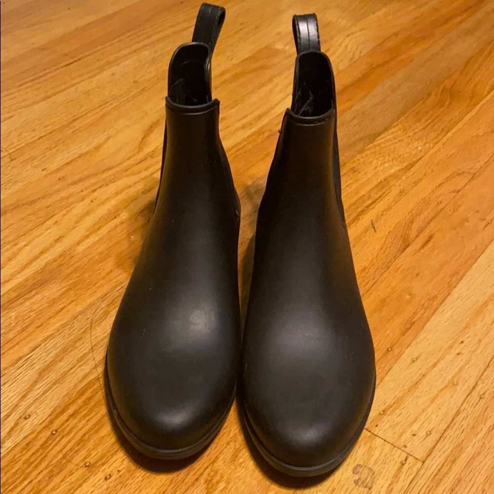 Black Rain Booties, like new!